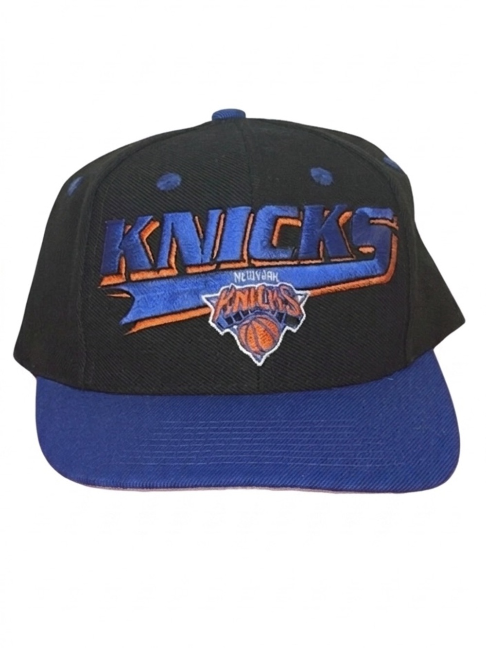 New York Knicks Black & Blue Snapback Hat